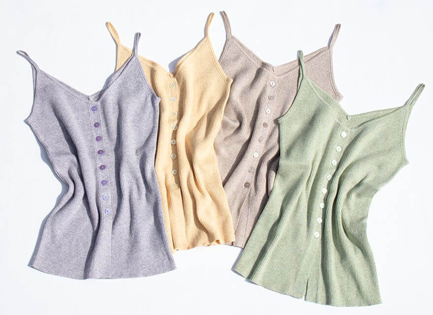 オーガニックコットンキャミソール