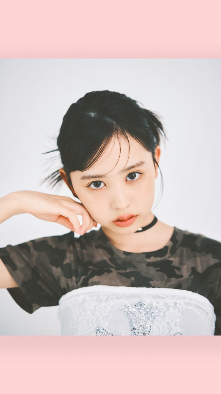 梶原叶渚のファッション撮影挑戦