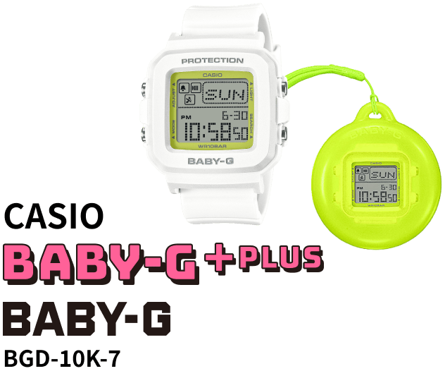 CASIO BABY-G+PLUS BABY-G BGD-10K-7